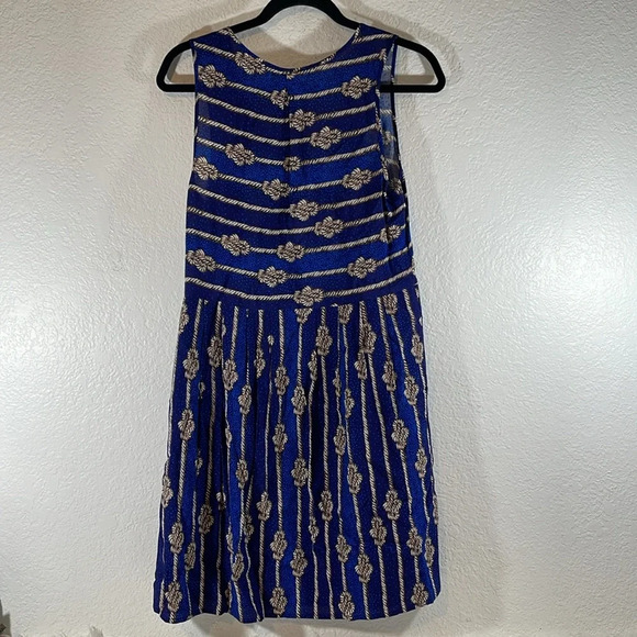 MADEWELL Rope Print Sleeveless Dress With Pockets Size Medium - Picture 5 of 11